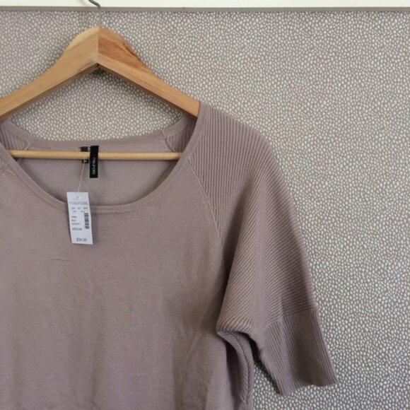 M Maurice’s Short Sleeve Sweater NWT - Picture 2 of 6